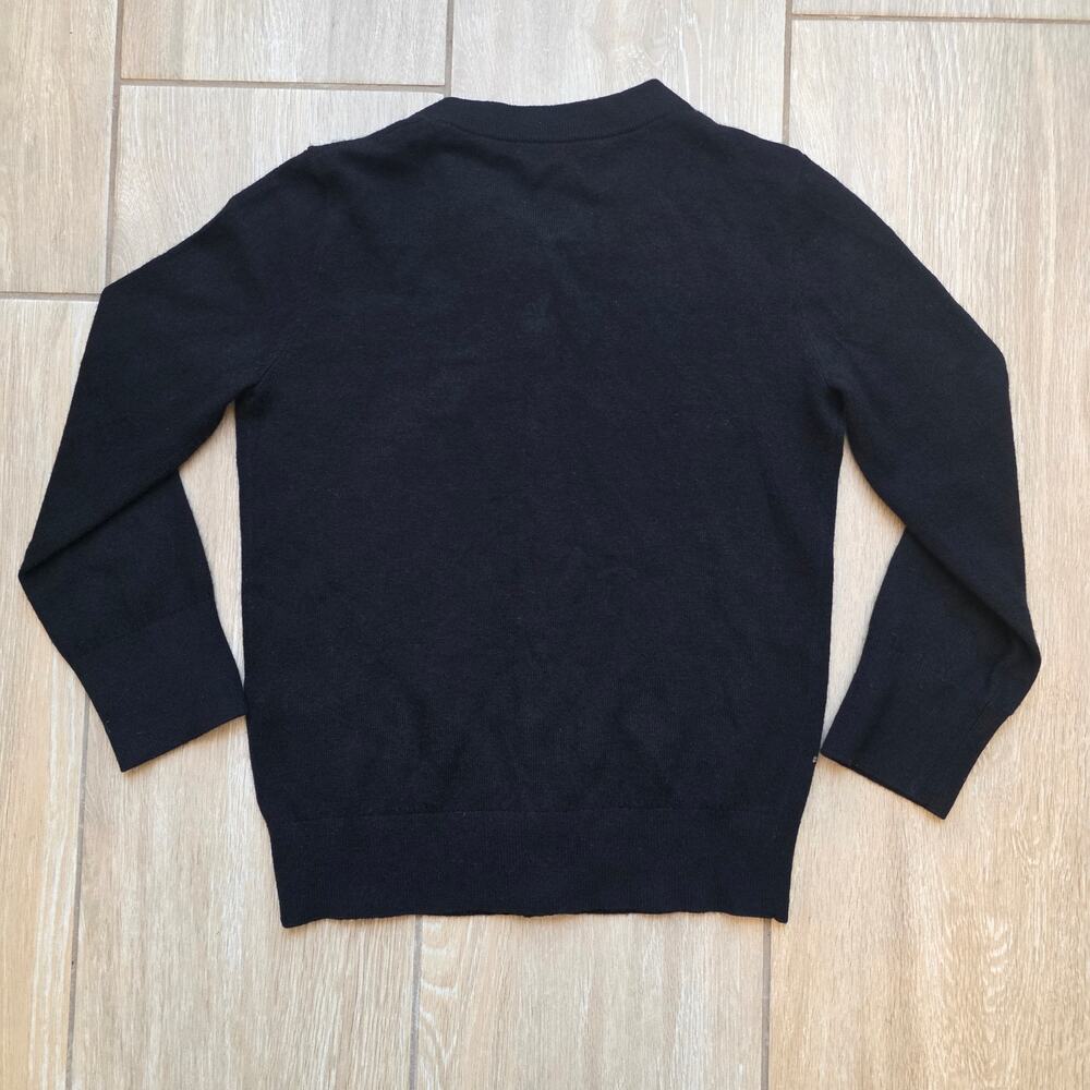 Kate Spade Crystal Cardigan Womens S Black Wool Cashmere Embellished Sweater - Picture 4 of 8